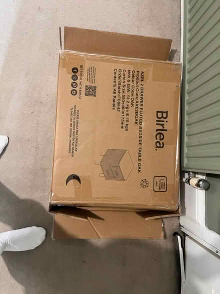 Photo of free Flat pack bedside table (Willesden Green NW2) #1