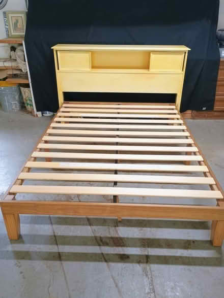 Photo of free Double bed-frame & head-board (Southridge) #1
