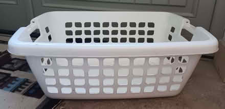 Photo of free White Curver Laundry Basket (Ticknall DE73) #1