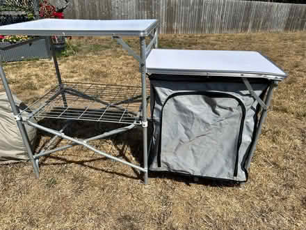 Photo of free Kampa camping kitchen table. (Ramsden Bellhouse SS12) #4
