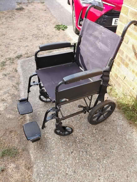 Photo of free Lomax foldable wheelchair (CM1 springfield) #1