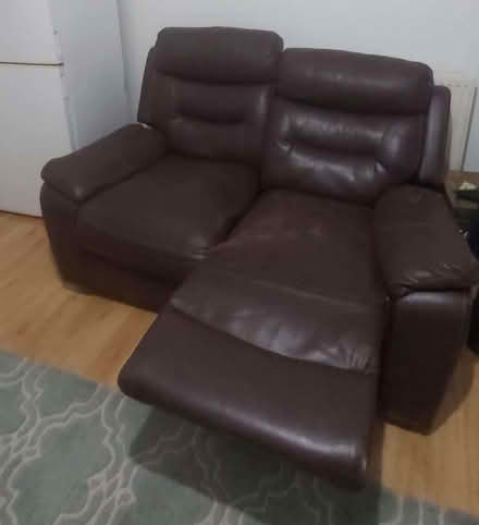 Photo of free Leather sofa, extendable for comfortable sitting (Astley Bridge BL1) #2