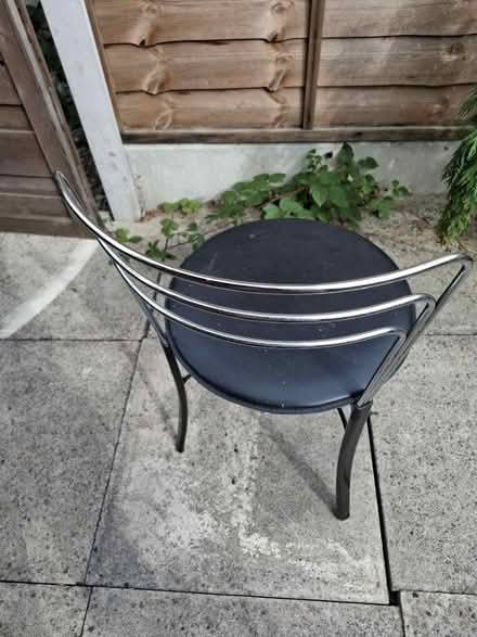 Photo of free 2 Metal Chairs (Manchester M12) #2
