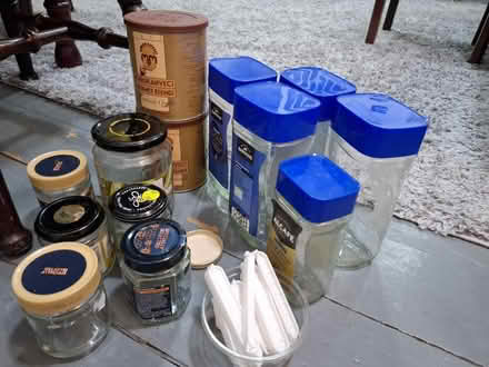 Photo of free Mixed Storage Jars & Tins (Manchester M12) #1