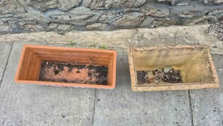Photo of free Two terracotta clay pots (Worle BS22) #2