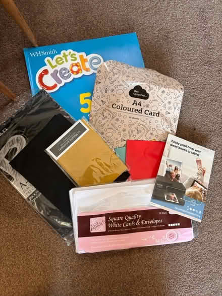 Photo of free Art abd card making supplies (UpperHale GU9) #1