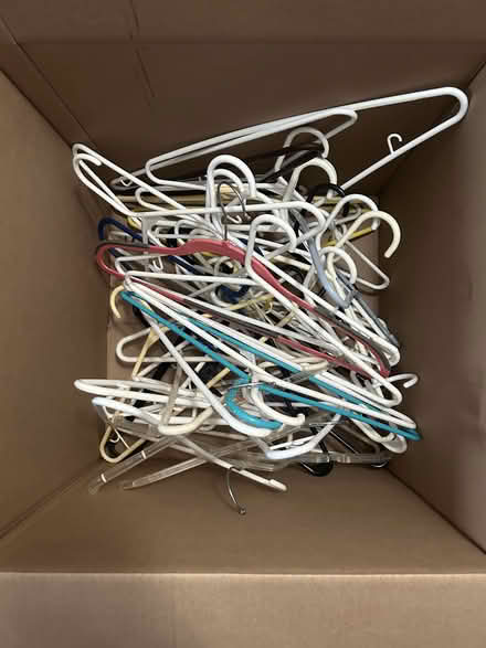 Photo of free Plastic hangers (Jersey City) #1