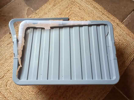 Photo of Plastic storage box lid 18 x 60cm (Greystoke CA11) #1