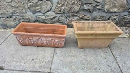 Photo of free Two terracotta clay pots (Worle BS22) #1