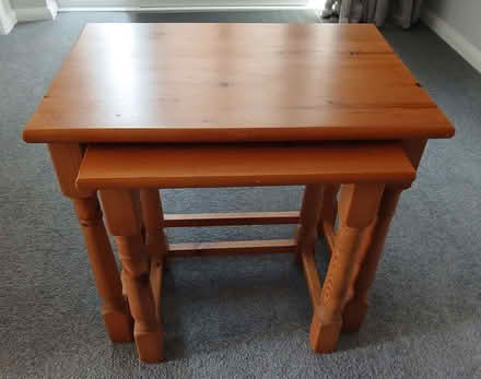 Photo of free Nest of two wooden coffee tables (Grove OX12) #3