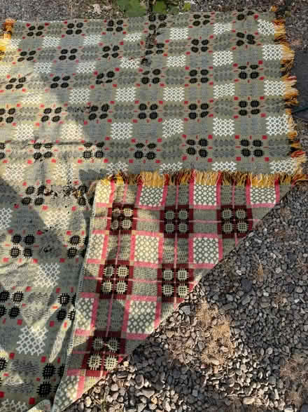 Photo of free Vintage Welsh blanket. Single bed size. (Gumma Wood LD8) #2