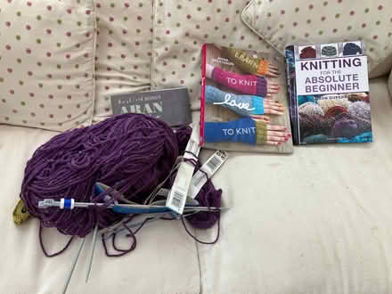 Photo of free Knitting Wool and books (Hailsham BN27) #1