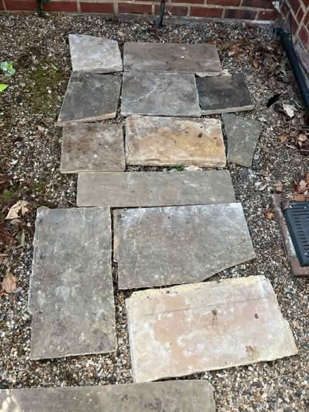 Photo of free Sandstone paving patio slabs (TN13 Sevenoaks) #2