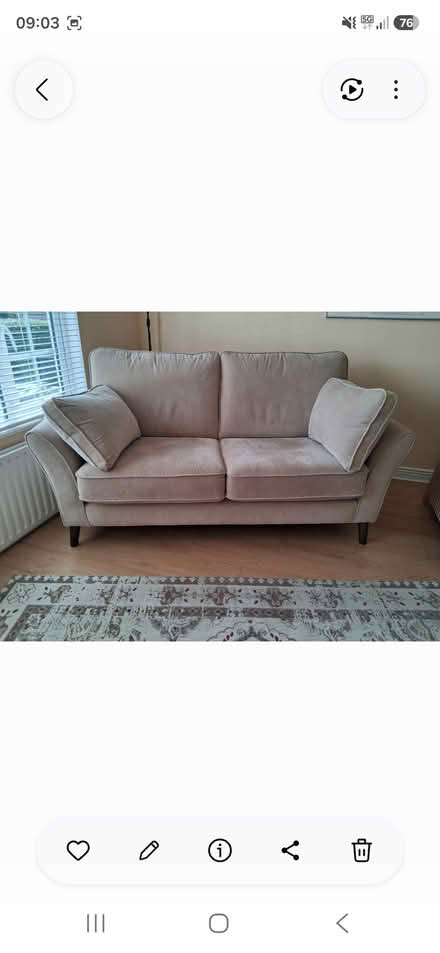 Photo of free Two seater sofa (Dublin 18) #1