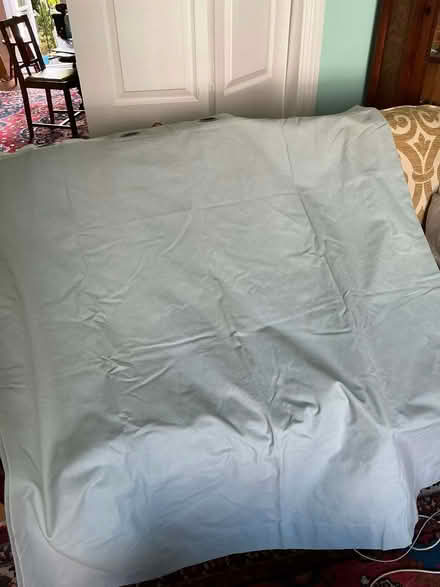 Photo of free medium sized light blue curtains 50x 52" deep (Kennington SW8) #2