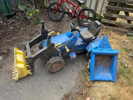 Photo of free kids tractor with trailer (Madeley / CW3) #1