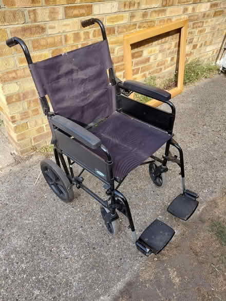 Photo of free Lomax foldable wheelchair (CM1 springfield) #3