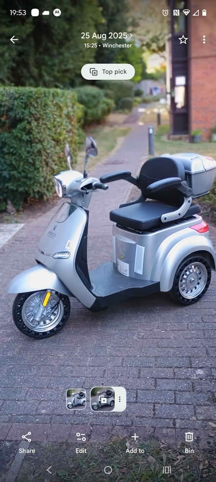 Photo of free Mobility Scooter (Saint Cross SO23) #1
