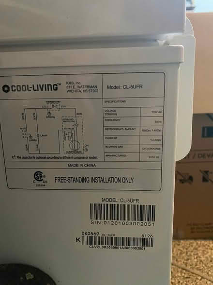 Photo of free Chest freezer needs work (De Soto, KS) #1