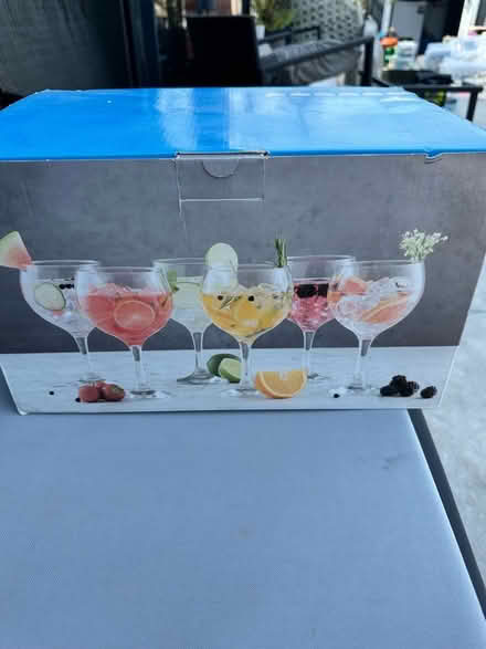 Photo of free 6 unused large gin / spritz glasses (Ramsden Bellhouse SS12) #4