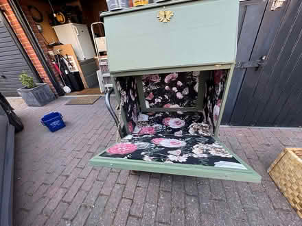 Photo of free Upcycled bureau, paints & brushes (Westcliff SS0) #3