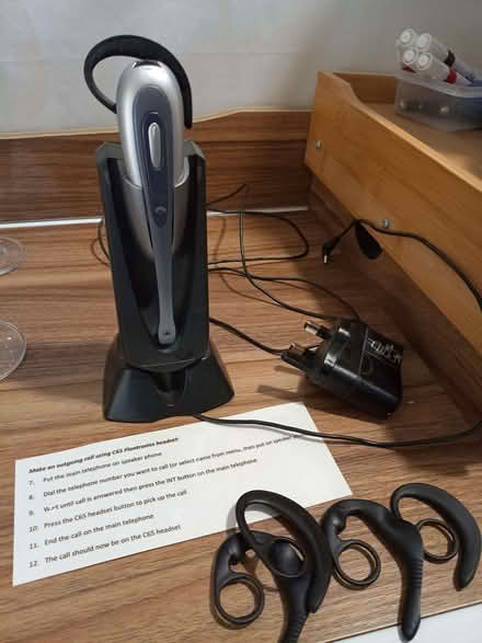 Photo of free wireless telephone call headset Plantronics C65 (Boscombe BH5) #1