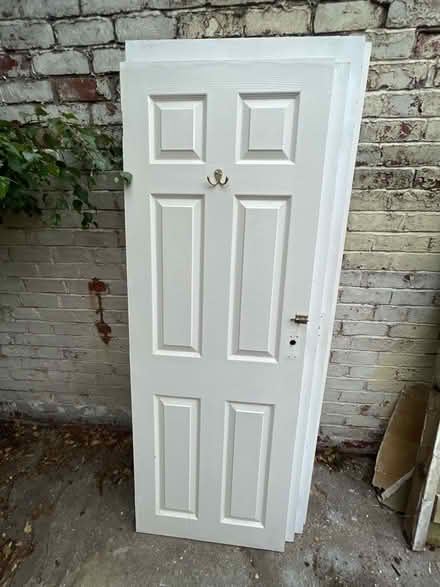 Photo of free Five doors, solid wood, painted (Whitley Bay NE26) #1