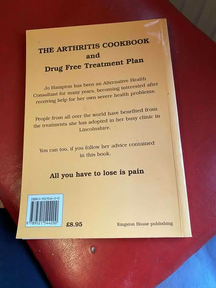 Photo of free THE ARTHRITIS COOKBOOK by JO HAMPTON (Broadwater BN14) #2