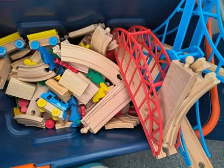 Photo of free Wooden train set (Harrold. MK43) #1