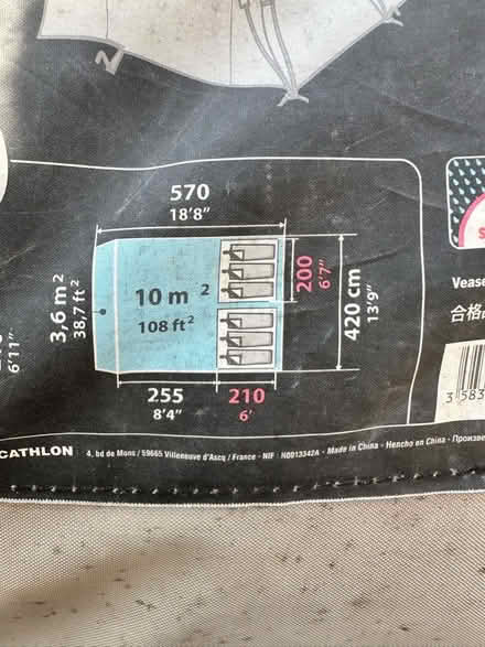 Photo of free 6 man tent (Ramsden Bellhouse SS12) #4