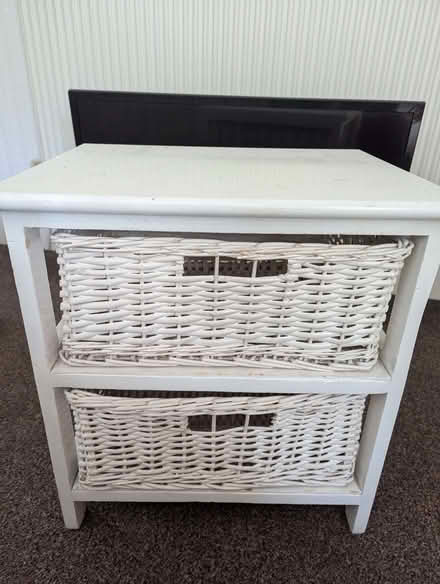 Photo of free Wicker basket stand (Heaton Park M25) #1