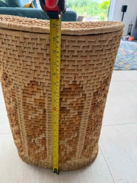 Photo of free Wicker Laundry Basket (East Malling) #3