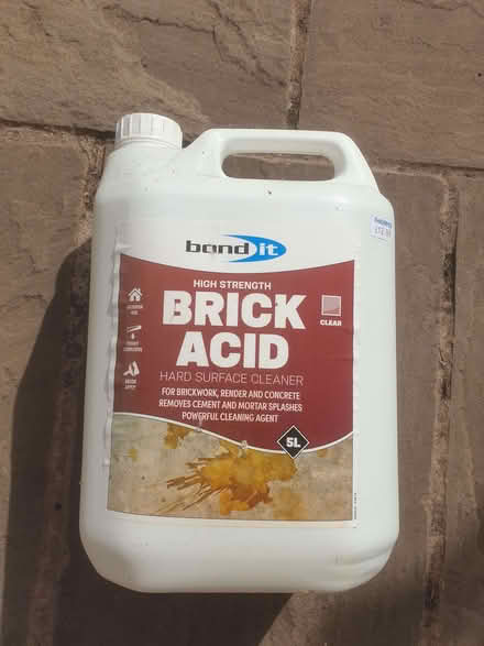 Photo of free Brick Acid, half full (Barlaston ST12) #1