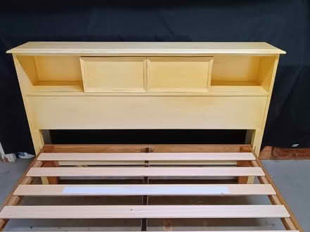 Photo of free Double bed-frame & head-board (Southridge) #2
