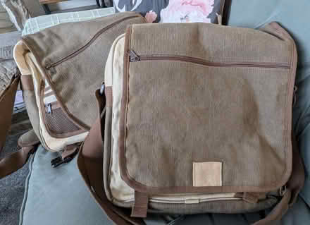 Photo of free Two canvas bags with stationery items new (Brompton upon Swale DL10) #1