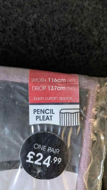 Photo of free Single pencil pleat blackout curtain (Littleover DE23) #1