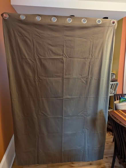 Photo of free 2 heavy cotton blackout curtains (Little Italy) #1