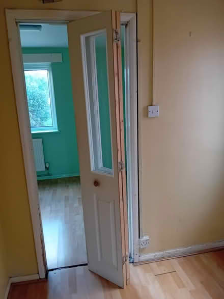 Photo of free 2 internal white folding doors (Wulfstan Way, CB1, Cambridge) #1