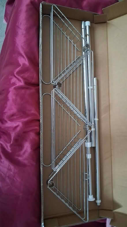 Photo of free Bathroom corner shelving (Woodmancote GL52) #3
