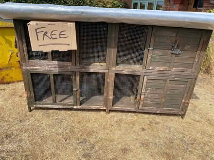 Photo of free Large Rabbit Hutch (Bradwell NR31) #2