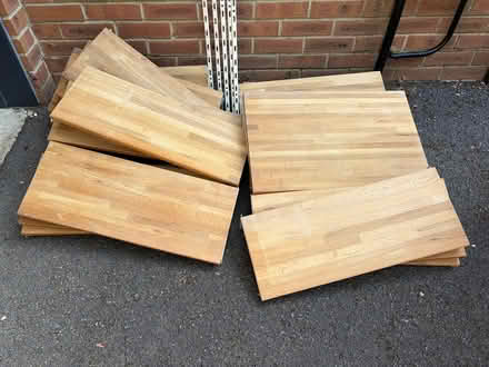Photo of free Wood Shelving (Fetcham KT22) #3