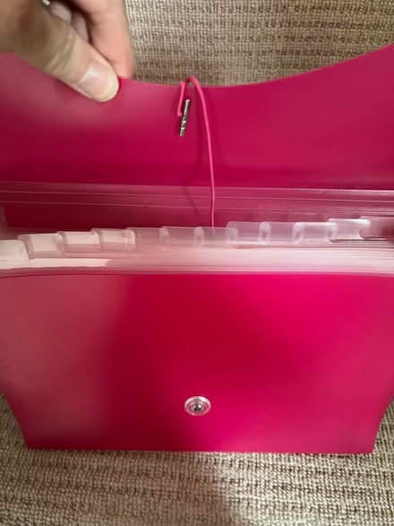 Photo of free 2 plastic Folders with inserts (Ware SG12) #2