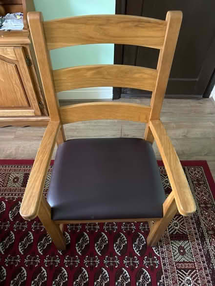 Photo of free Wooden high back chair (Greenfield CH8) #1