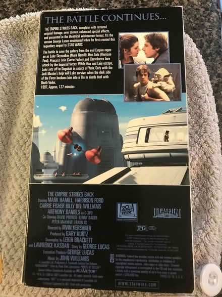 Photo of free Star Wars VHS (Old riverside park) #4