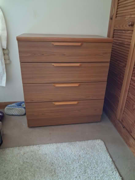 Photo of free Teak chest of drawers (Rhayader LD6) #1