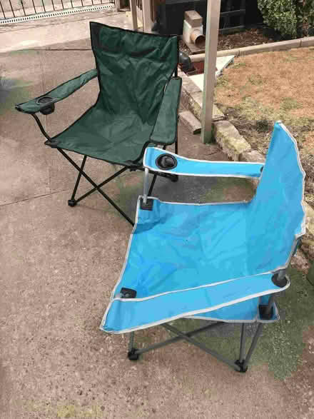 Photo of free Folding canvas chairs (Minster Lovell OX29) #1