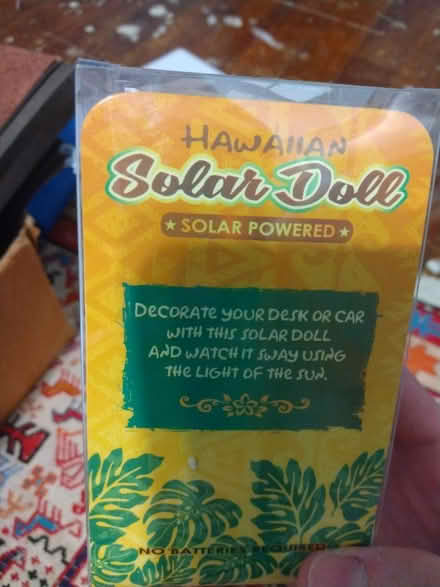 Photo of free Hawaiian solar doll (never used) (Hill East DC) #2