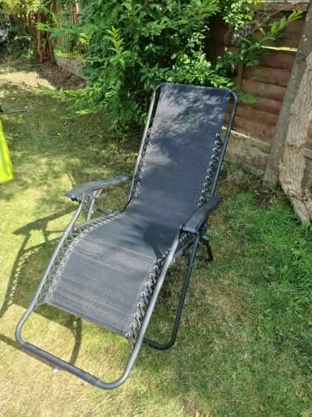 Photo of free 2x black garden chair (Bearwood B67) #2