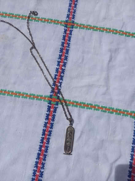 Photo of free Hieroglyphics necklace says Katie (S12 Gleadless) #1