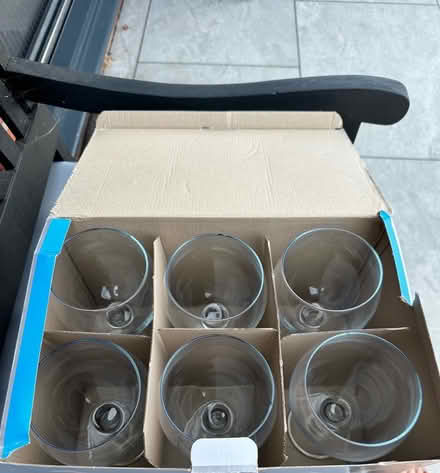 Photo of free 6 unused large gin / spritz glasses (Ramsden Bellhouse SS12) #2